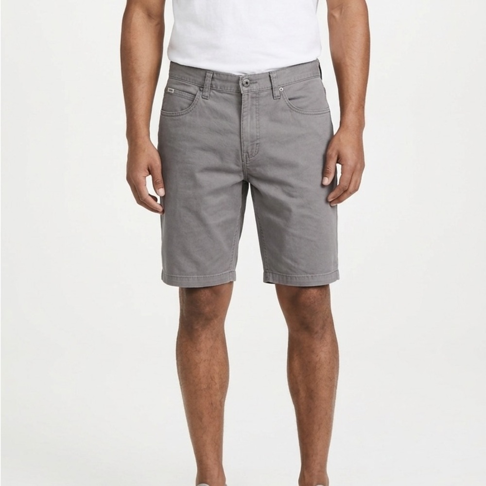 Vans Men's Slate Gray Flat Front Casual Shorts